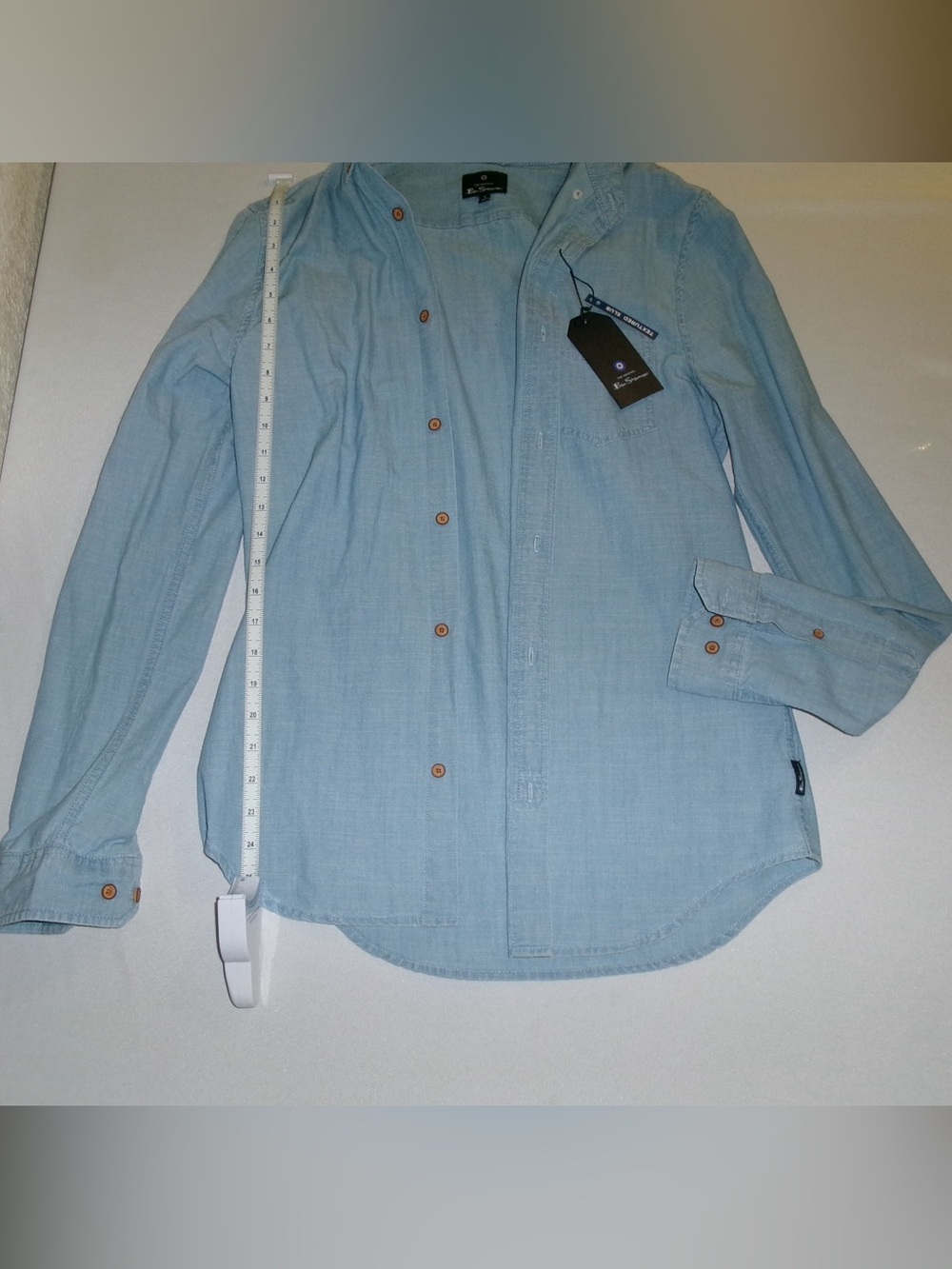 BEN SHERMAN Button-Up Shirt SMALL